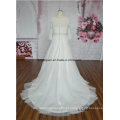 Borboleta frisada 2016 Mais Recente Nupcial Ocasional Bowknot Sash Wedding Gown